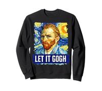 C'est drôle, Let It Go, inspiré de la légendaire Nuit étoilée de Van Gogh Sweatshirt
