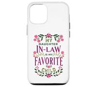 C'est drôle, ma Belle-Fille est ma Famille Florale préférée Coque pour iPhone 12/12 Pro