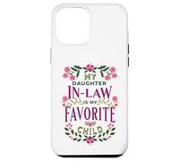 C'est drôle, ma Belle-Fille est ma Famille Florale préférée Coque pour iPhone 12 Pro Max