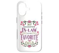 C'est drôle, ma Belle-Fille est ma Famille Florale préférée Coque pour iPhone 17