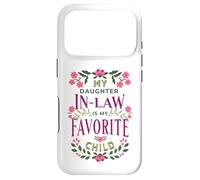 C'est drôle, ma Belle-Fille est ma Famille Florale préférée Coque pour iPhone 17 Pro