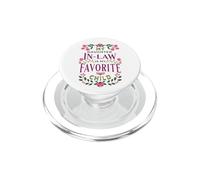 C'est drôle, ma Belle-Fille est ma Famille Florale préférée PopSockets PopGrip pour MagSafe