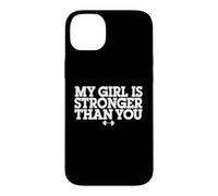 C'est drôle, ma Fille est Plus Forte Que toi, Mon frère de Gym Coque pour iPhone 14 Plus
