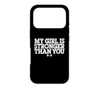 C'est drôle, ma Fille est Plus Forte Que toi, Mon frère de Gym Coque pour iPhone 17 Pro