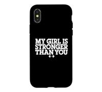 C'est drôle, ma Fille est Plus Forte Que toi, Mon frère de Gym Coque pour iPhone X/XS