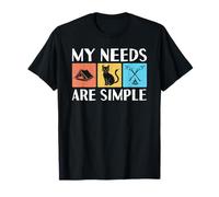 C'est drôle, Mes Besoins sont Simples, Les guimauves pour Chats de Camping T-Shirt