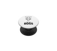 C'est drôle, Mes chèvres pensent Que Je suis Le Patron PopSockets PopGrip Adhésif