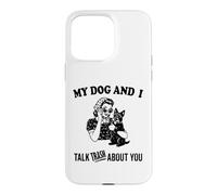 C'est drôle Mon Chien Scottie et Je Parle de toi Coque pour iPhone 15 Pro Max