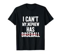 C'est drôle, Mon Neveu a Un Dicton Sarcastique sur Le Baseball T-Shirt