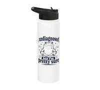 C'est drôle, non diagnostiqué, mais je suis presque sûr que Frog Meme Stainless Steel Insulated Water Bottle