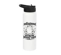 C'est drôle, non diagnostiqué, mais je suis presque sûr que Frog Meme Stainless Steel Insulated Water Bottle