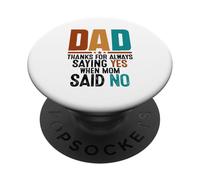 C'est drôle, Papa Qui Dit Toujours Oui PopSockets PopGrip Adhésif