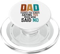 C'est drôle, Papa Qui Dit Toujours Oui PopSockets PopGrip pour MagSafe