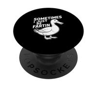C'est drôle, Parfois, Je suis Juste Fartin Duck en Train de dire PopSockets PopGrip Adhésif