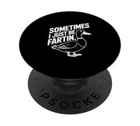C'est drôle, Parfois, Je suis Juste Fartin Duck en Train de dire PopSockets PopGrip Adhésif
