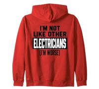 C'est drôle, Pas comme Les Autres électriciens, Je suis Pire Typographie Sweat à Capuche