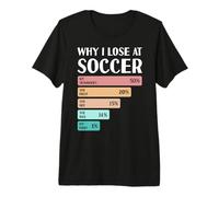 C'est drôle Pourquoi Je perds au Foot T-Shirt Haut de Gamme