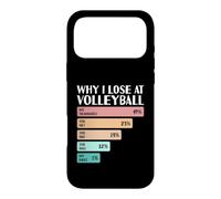 C'est drôle Pourquoi Je perds au Volley-Ball Coque pour iPhone 17 Pro Max
