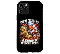 C'est drôle Que tu me racontes Une crevette frite avec ce mème de Riz Coque pour iPhone 11 Pro