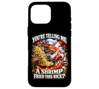 C'est drôle Que tu me racontes Une crevette frite avec ce mème de Riz Coque pour iPhone 16 Pro Max