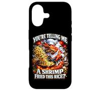 C'est drôle Que tu me racontes Une crevette frite avec ce mème de Riz Coque pour iPhone 17