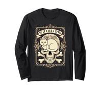 C'est drôle si ça Te va, Je suis Assis, Cat, Sugar Skull, Dia de Los Muertos Manche Longue