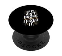 C'est drôle si ce n'est Pas cassé, Je l'ai réparé en Disant Un Jeu de Mots PopSockets PopGrip Adhésif