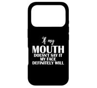 C'est drôle si ma Bouche ne Le Dit Pas, Mon Visage Le dira certainement Coque pour iPhone 17 Pro