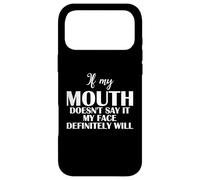 C'est drôle si ma Bouche ne Le Dit Pas, Mon Visage Le dira certainement Coque pour iPhone 17 Pro Max