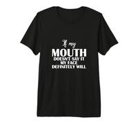 C'est drôle si ma Bouche ne Le Dit Pas, Mon Visage Le dira certainement T-Shirt Haut de Gamme