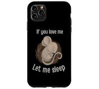 C'est drôle si tu m'aimes, Laisse-Moi Dormir. Jolie Souris endormie Coque pour iPhone 11 Pro Max