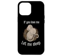 C'est drôle si tu m'aimes, Laisse-Moi Dormir. Jolie Souris endormie Coque pour iPhone 12 Pro Max