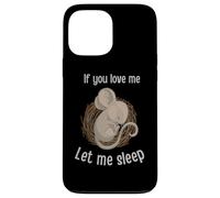 C'est drôle si tu m'aimes, Laisse-Moi Dormir. Jolie Souris endormie Coque pour iPhone 13 Pro Max