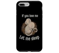 C'est drôle si tu m'aimes, Laisse-Moi Dormir. Jolie Souris endormie Coque pour iPhone 7 Plus/8 Plus