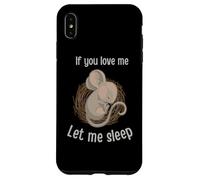 C'est drôle si tu m'aimes, Laisse-Moi Dormir. Jolie Souris endormie Coque pour iPhone XS Max