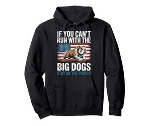 C'est drôle si tu ne Peux Pas Courir avec Le Gros Chien, Reste sur Le Porche Sweat à Capuche