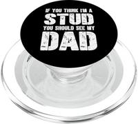 C'est drôle si tu penses Que Je suis Un étalon, tu Devrais Voir Mon père PopSockets PopGrip pour MagSafe