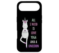 C'est drôle, Tout ce Dont J'Ai Besoin, C'est d'amour, de Yoga et d'une Licorne Coque pour iPhone Air