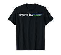 C'est drôle, tout est open source si vous pouvez lire l'assemblage T-Shirt