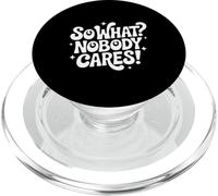 C'est drôle, Tout Le Monde s'en fout PopSockets PopGrip pour MagSafe
