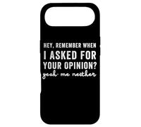 C'est drôle, tu Te Souviens Quand Je t'ai demandé Ton Avis ? Moi Non Plus Coque pour iPhone Air