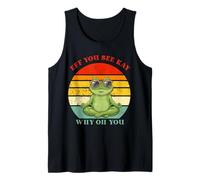 C'est drôle, tu Vois Kay Frog Eff, tu Vois Kay, Pourquoi, Oh, tu Fais du Yoga Débardeur