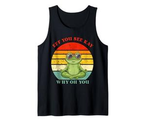 C'est drôle, tu Vois Kay Frog Eff, tu Vois Kay, Pourquoi, Oh, tu Fais du Yoga Débardeur