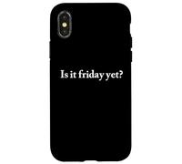 C'est drôle, vendredi, mais compte à rebours du week-end Coque pour iPhone X/XS