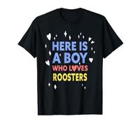 C'est drôle, Voici Un garçon Qui Aime Les coqs T-Shirt Graphique avec Valeur