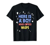 C'est drôle, Voici Un garçon Qui Aime Les guêpes T-Shirt Graphique avec Valeur