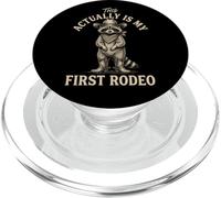 C'est en Fait Mon Premier Fan de Rodeo Funny Cowboy PopSockets PopGrip pour MagSafe