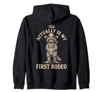 C'est en Fait Mon Premier Fan de Rodeo Funny Cowboy Sweat à Capuche