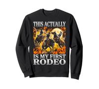 C'est en Fait Mon Premier rodéo de Style Bootleg Sweatshirt