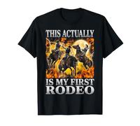 C'est en Fait Mon Premier rodéo de Style Bootleg T-Shirt